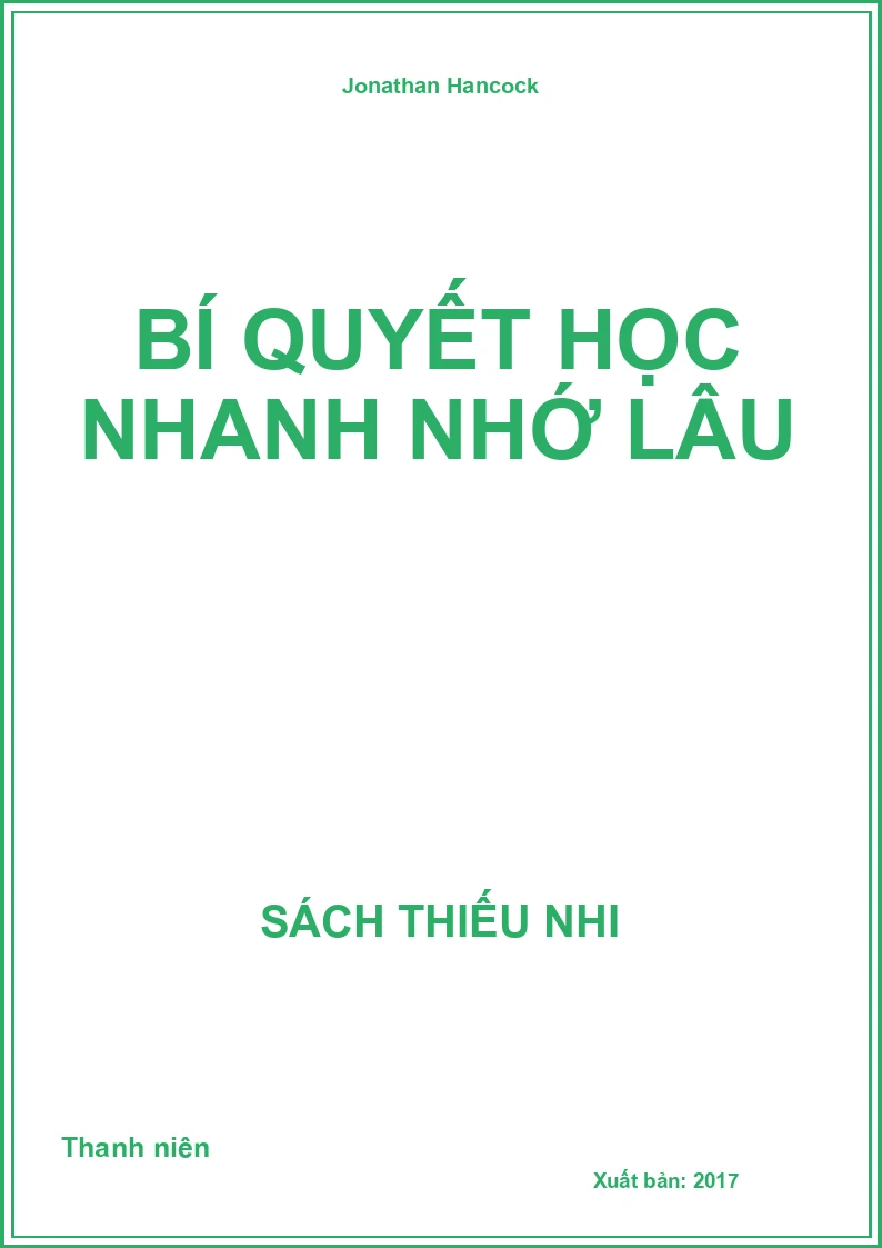Bí Quyết Học Nhanh Nhớ Lâu