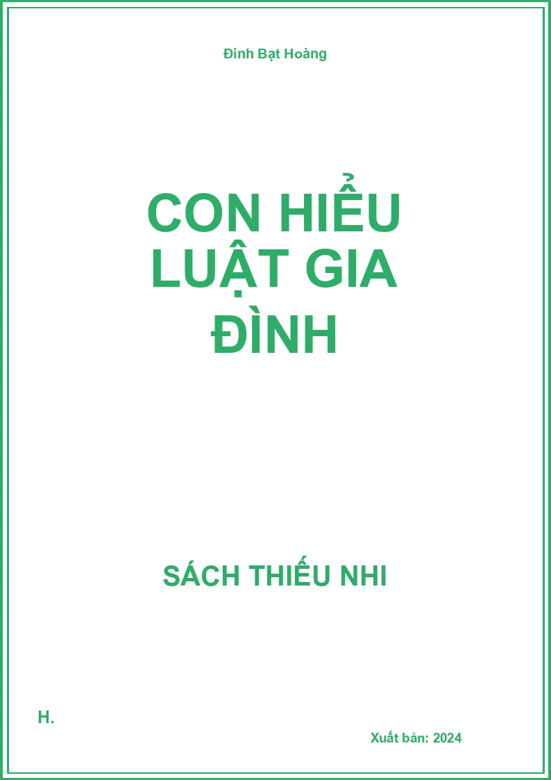 Con Hiểu Luật Gia Đình