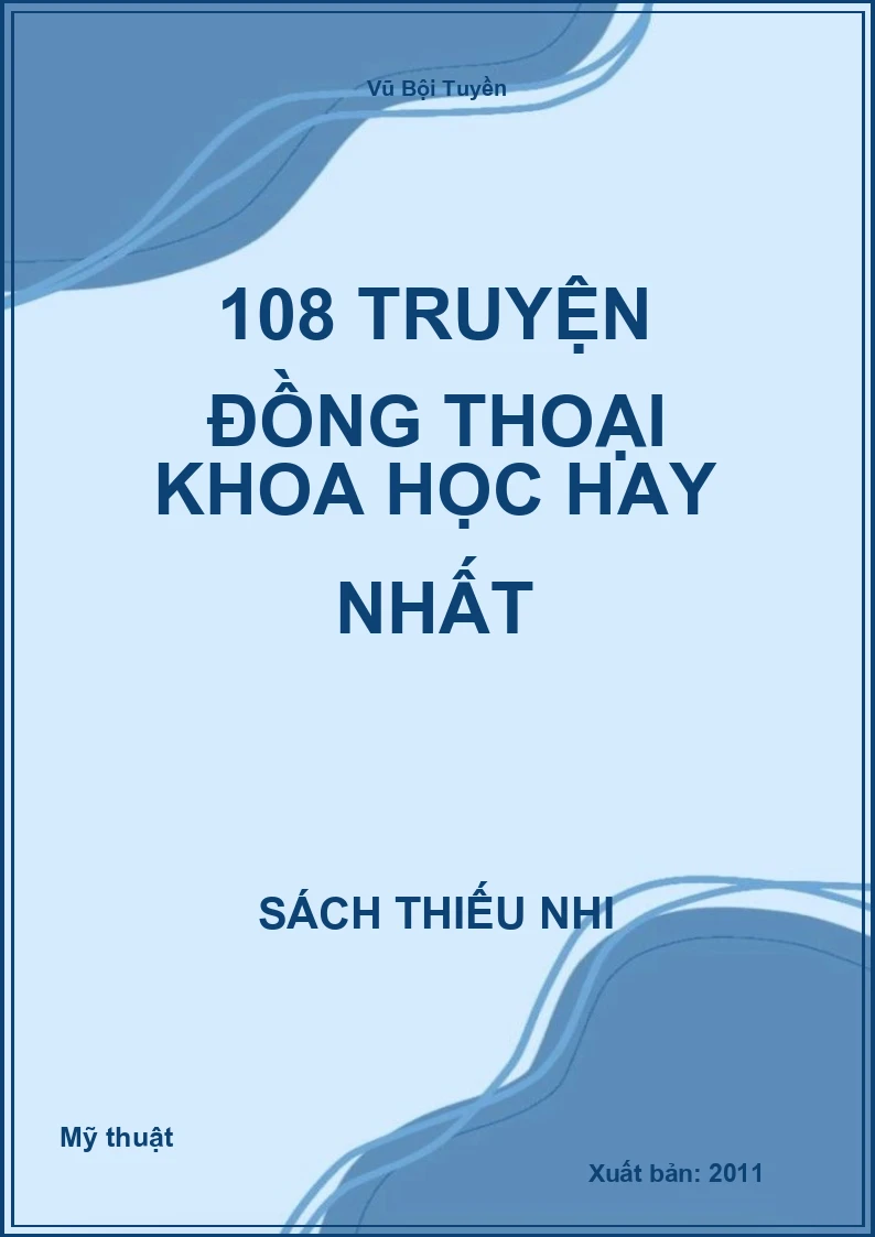 108 Truyện Đồng Thoại Khoa Học Hay Nhất