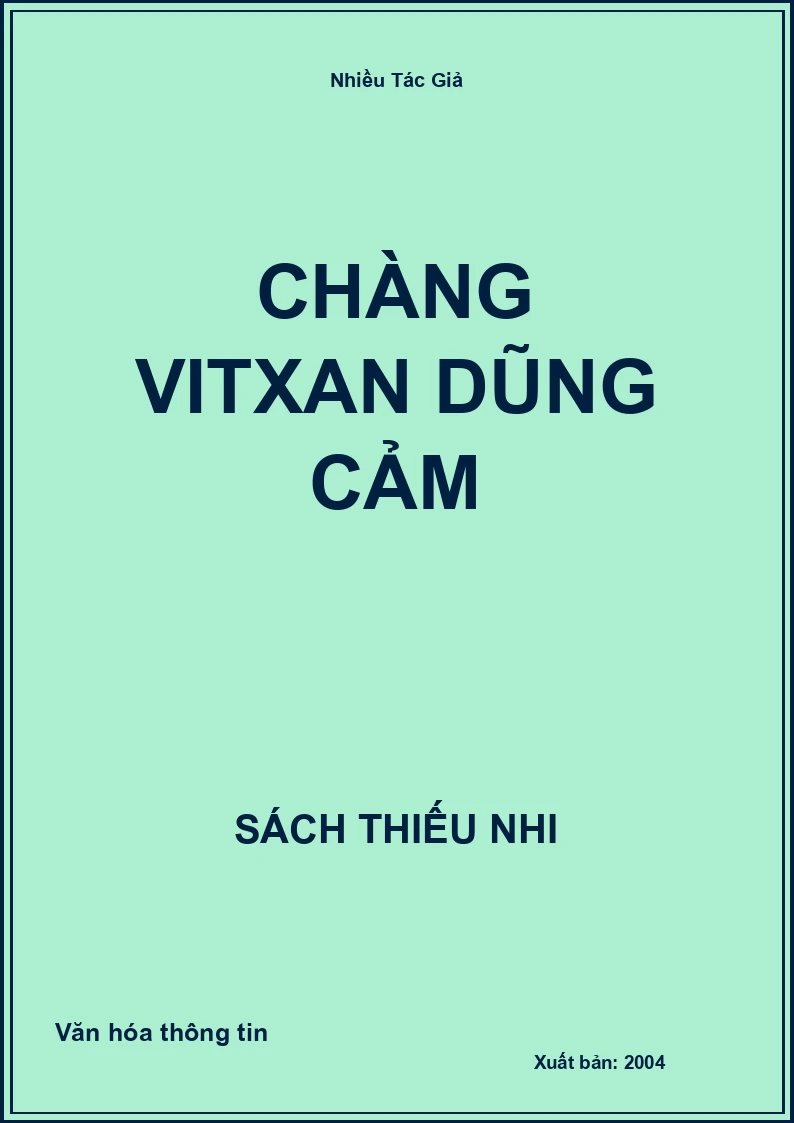 Chàng Vitxan Dũng Cảm