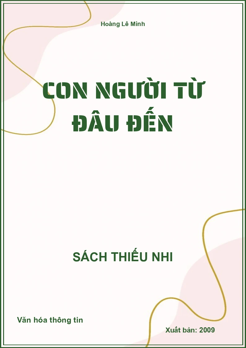 Con Người Từ Đâu Đến