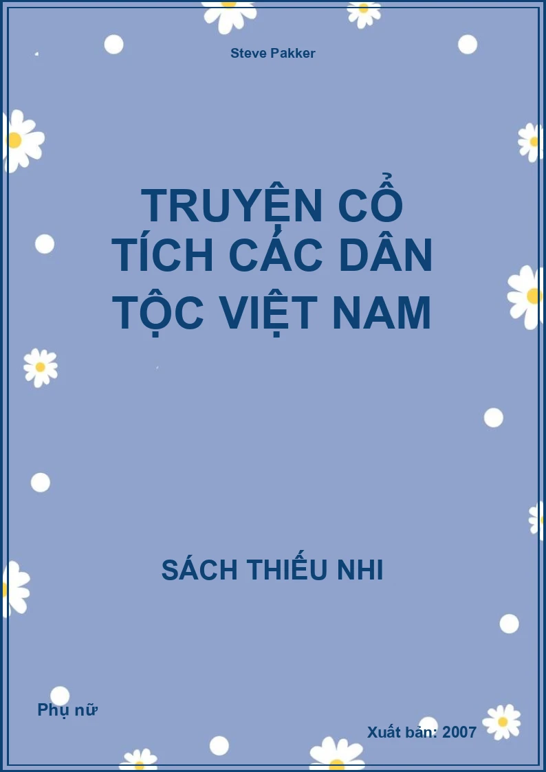 Truyện Cổ Tích Các Dân Tộc Việt Nam