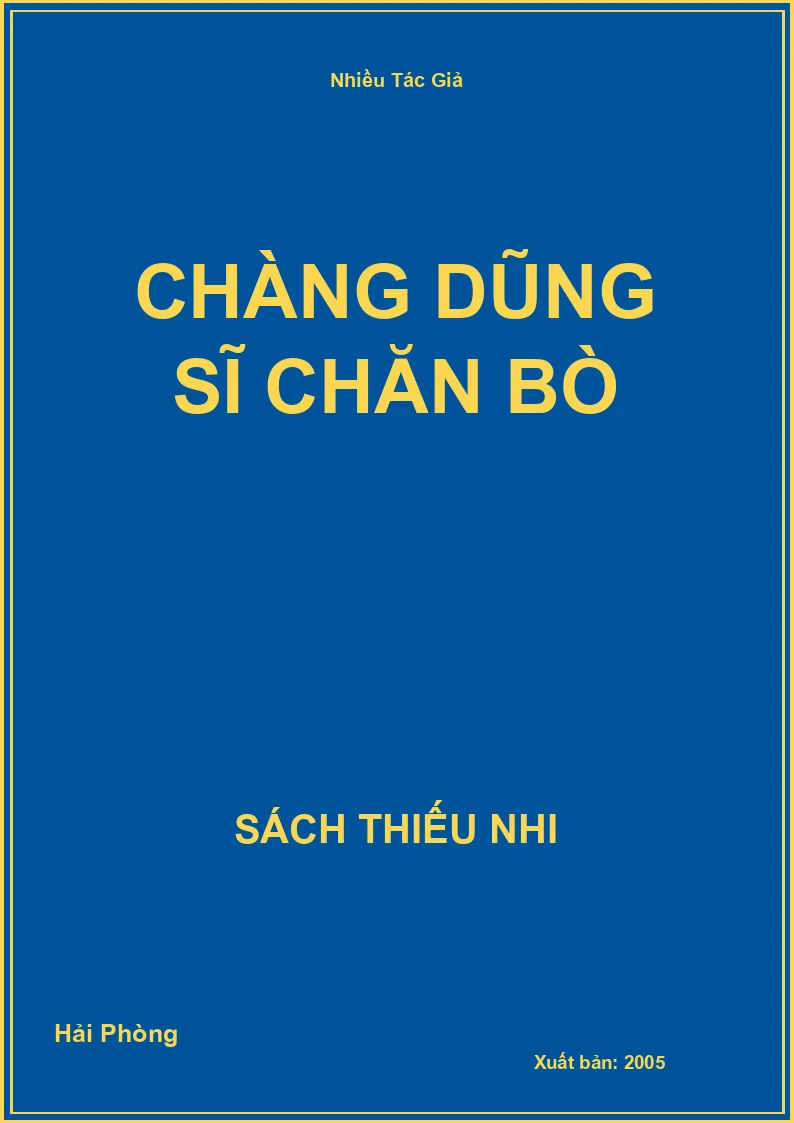 Chàng Dũng Sĩ Chăn Bò