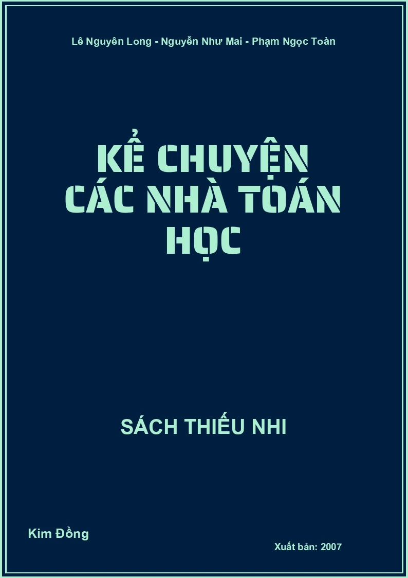 Kể Chuyện Các Nhà Toán Học