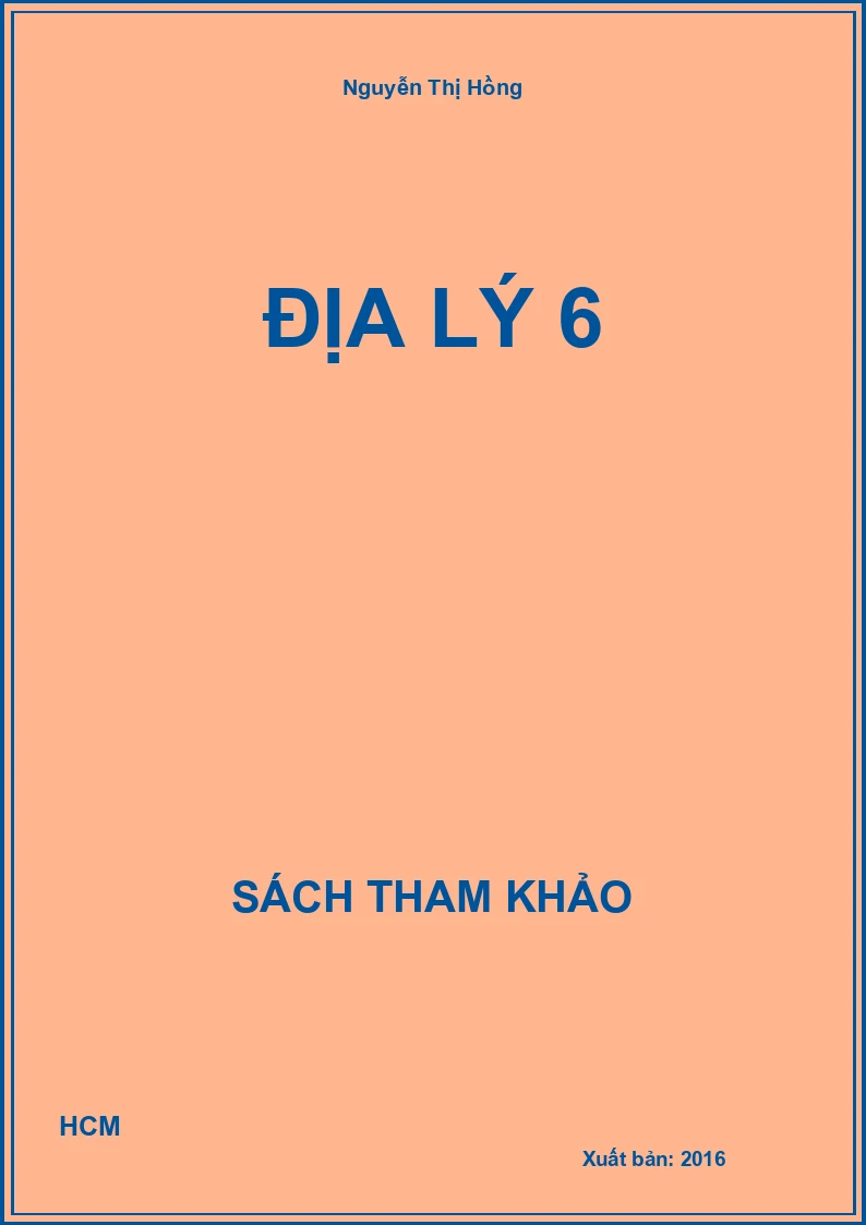 Địa lý 6
