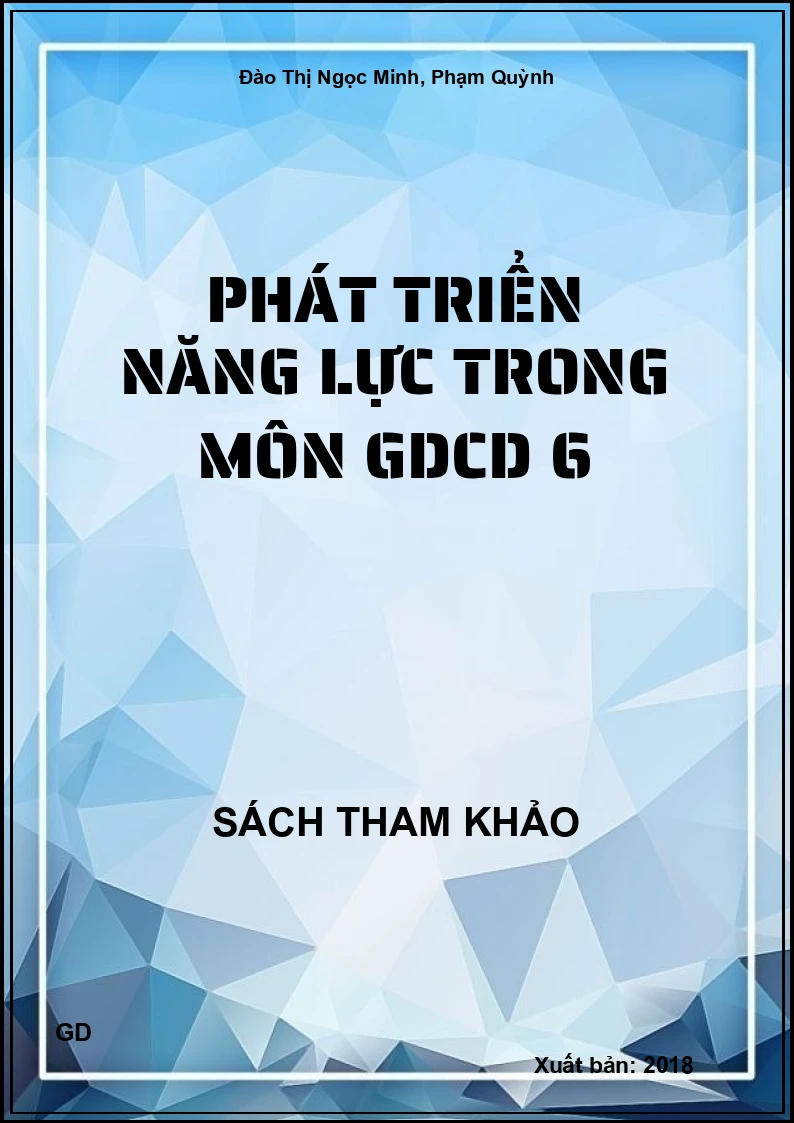 Phát triển năng lực trong môn GDCD 6