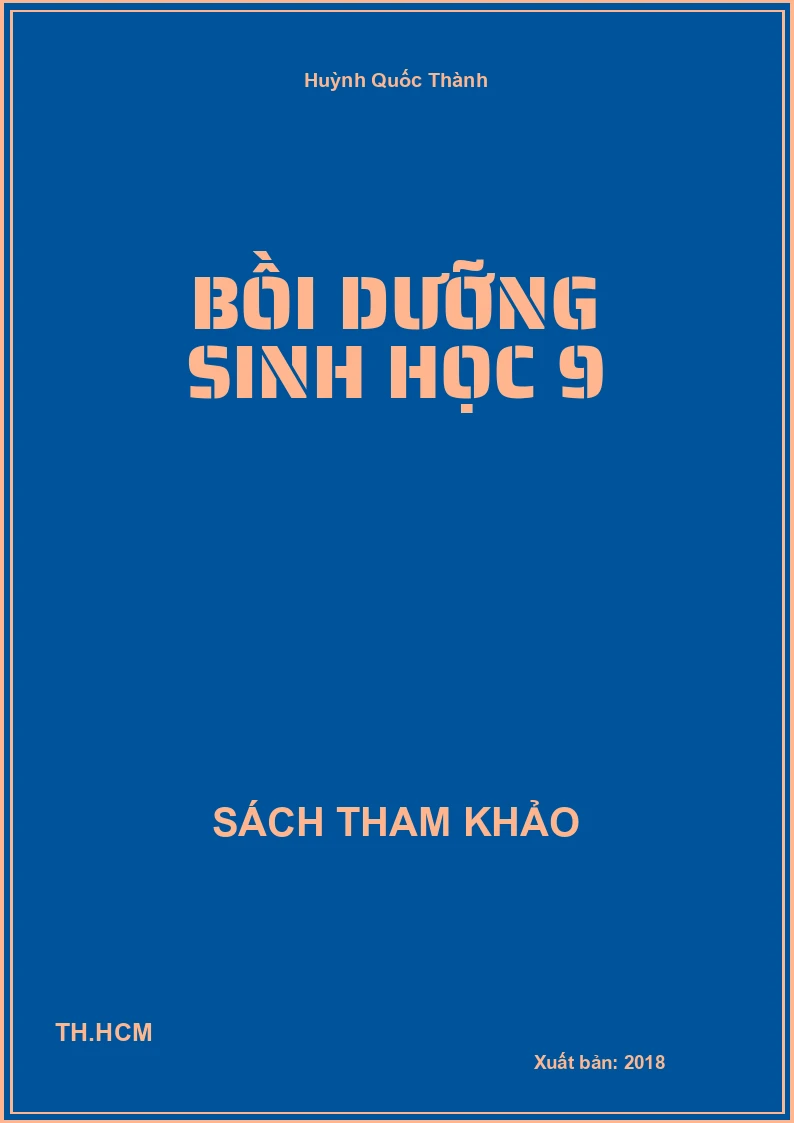 Bồi dưỡng Sinh học 9