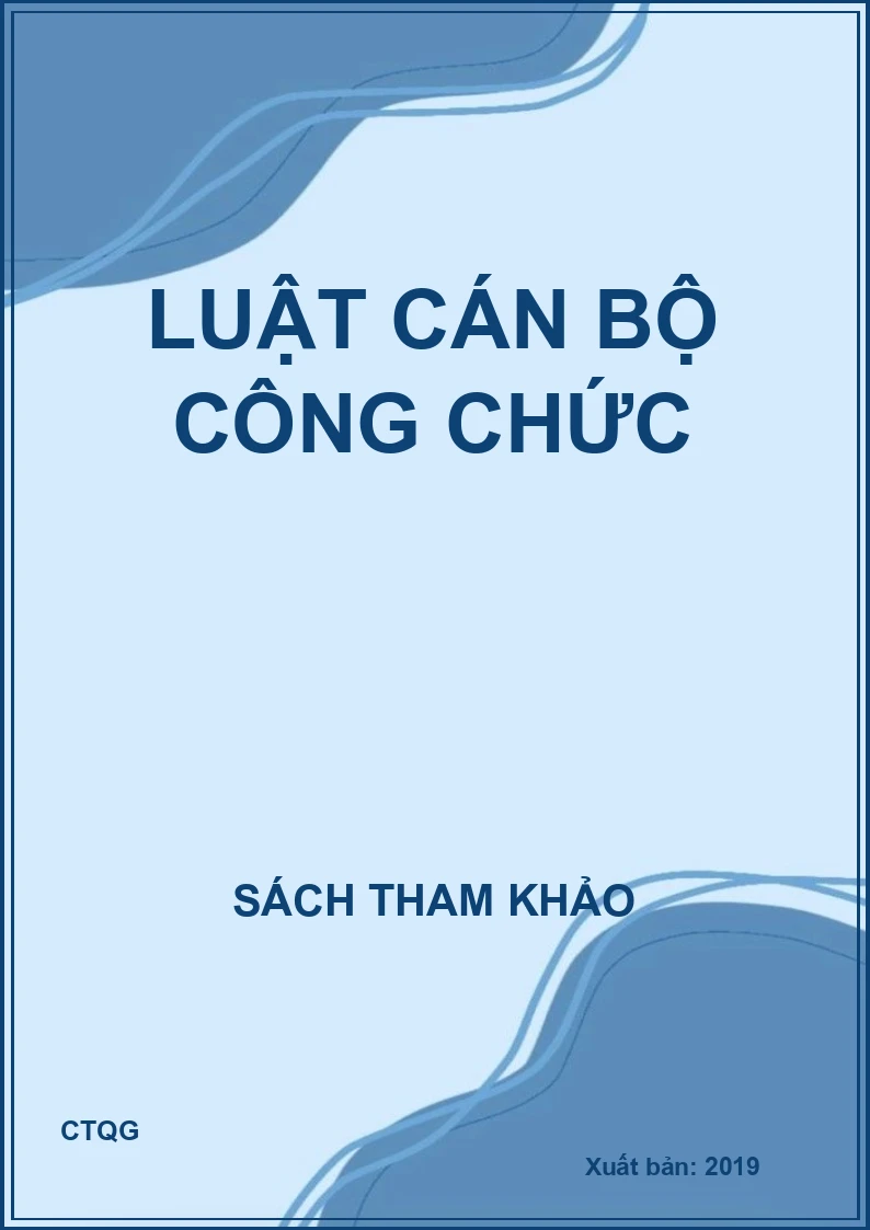 Luật cán bộ công chức