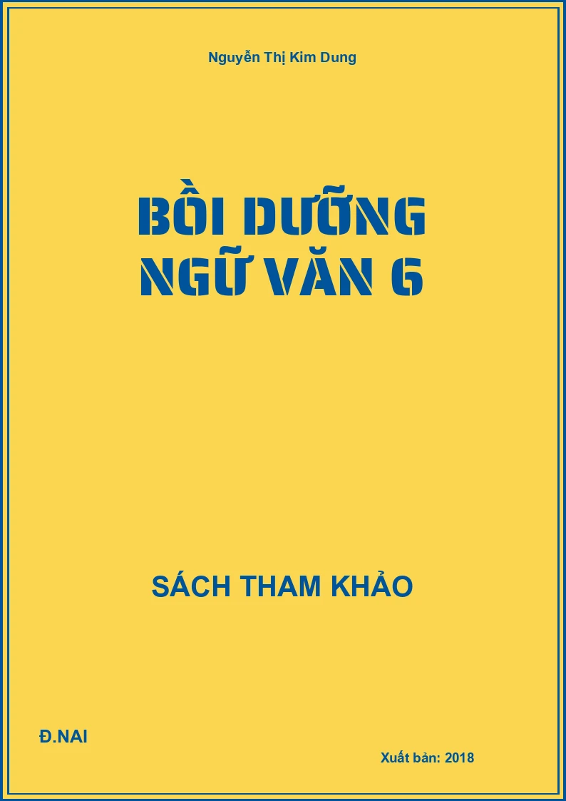 Bồi dưỡng Ngữ văn 6
