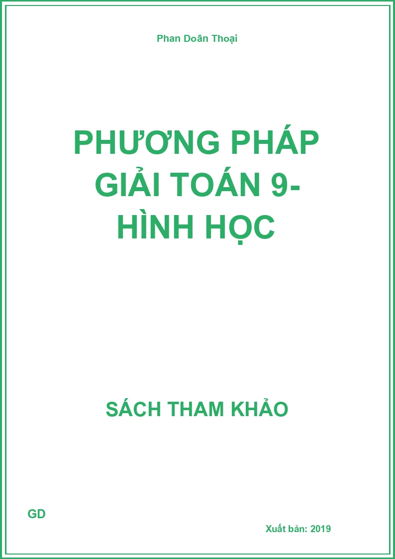 Phương pháp giải toán 9- Hình học