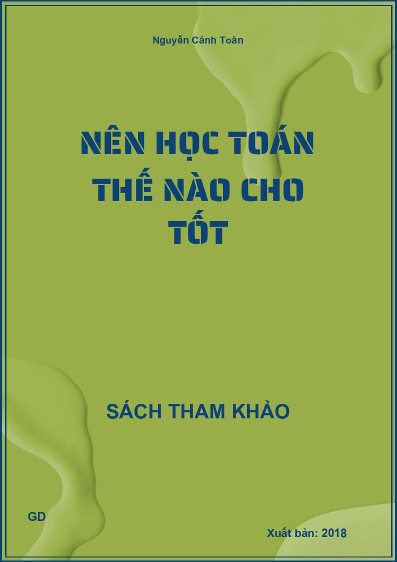Nên học Toán thế nào cho tốt