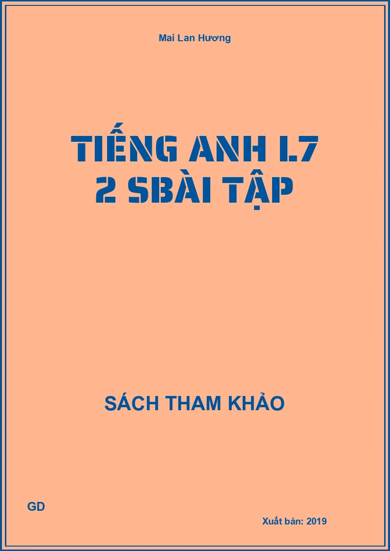 Tiếng Anh L7 2 SBT