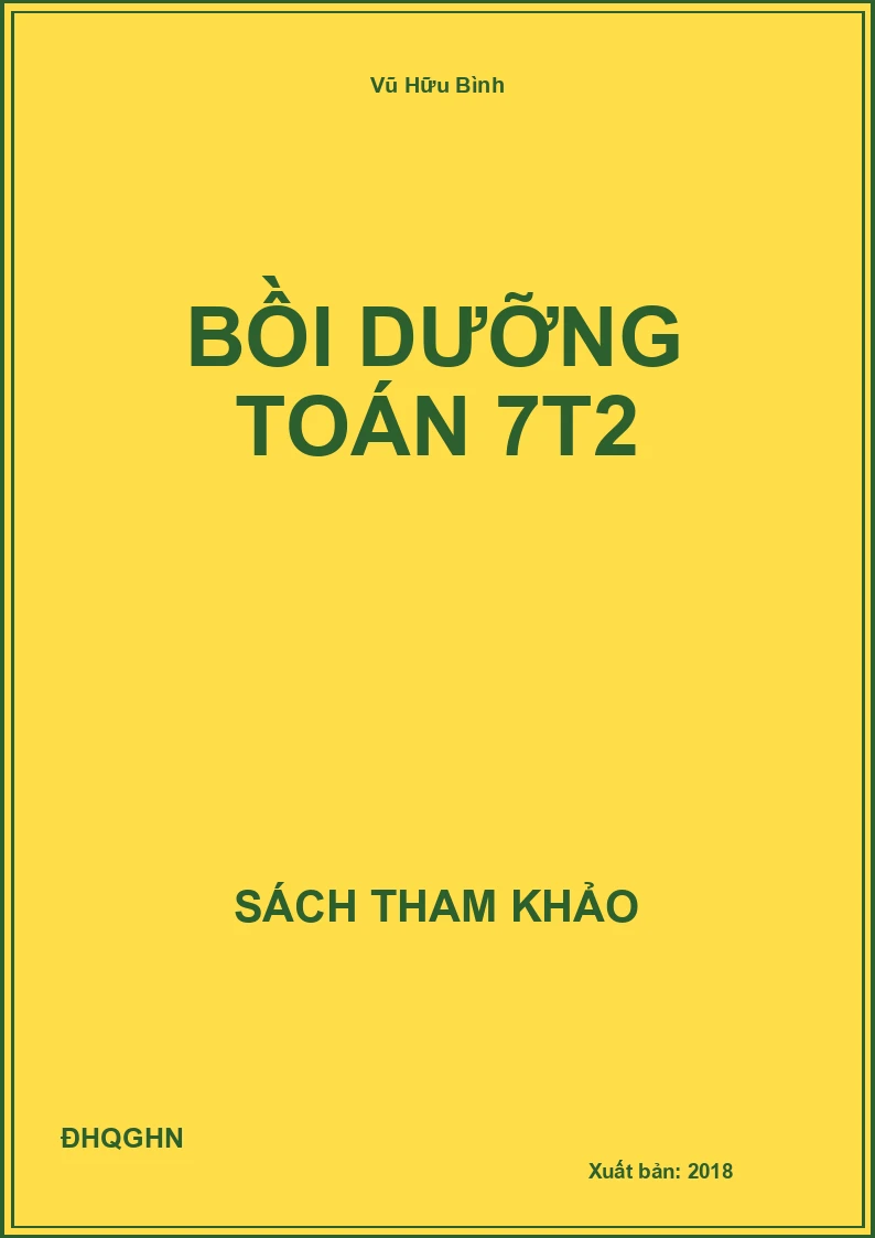 Bồi dưỡng Toán 7T2
