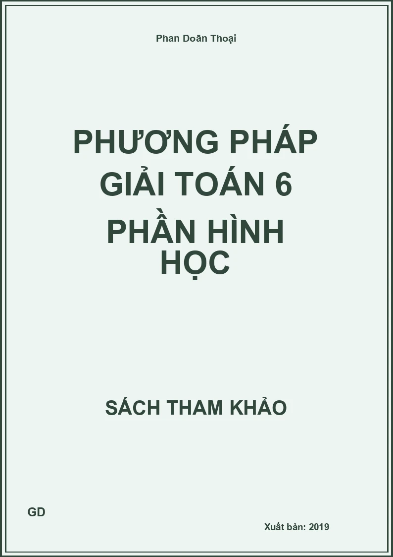 Phương pháp giải Toán 6 phần Hình học