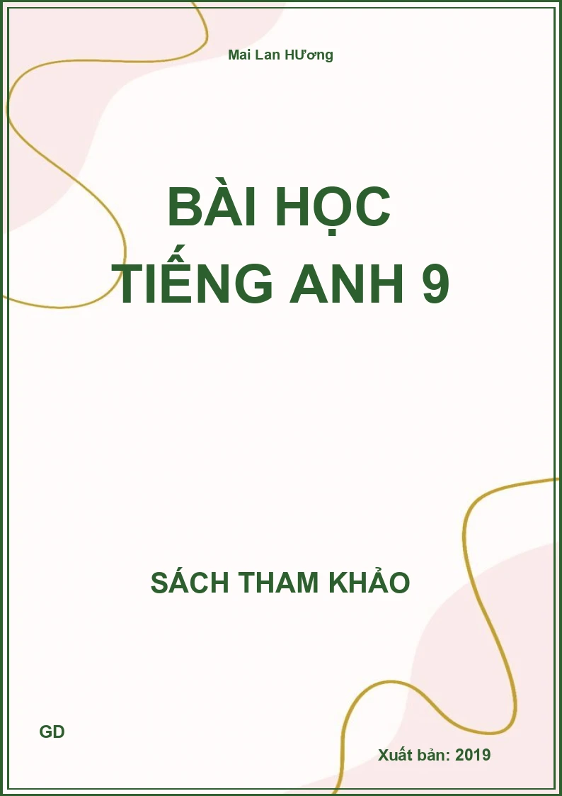 Bài học Tiếng Anh 9