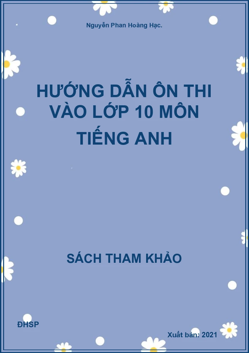 Hướng dẫn ôn thi vào lớp 10 môn Tiếng anh