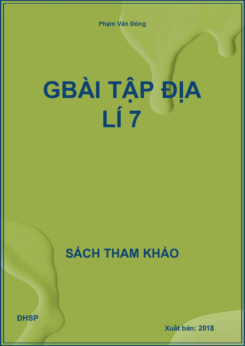 Giải Bài tập Địa lí 7