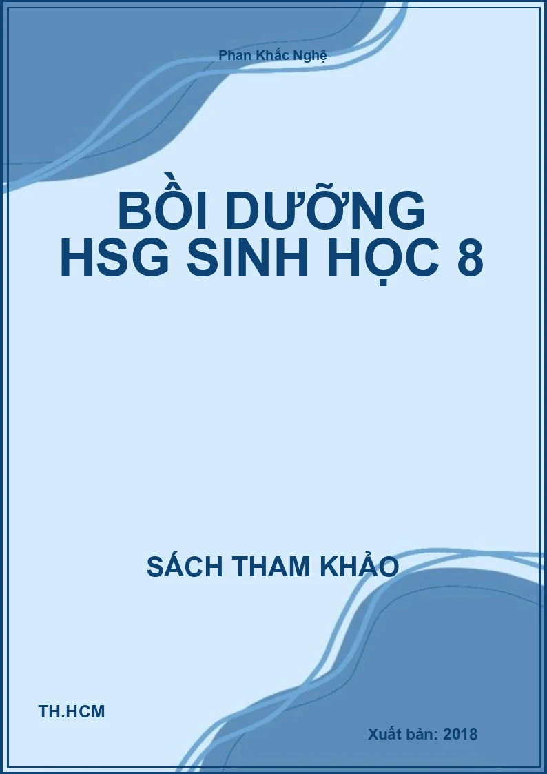 Bồi dưỡng HSG Sinh học 8