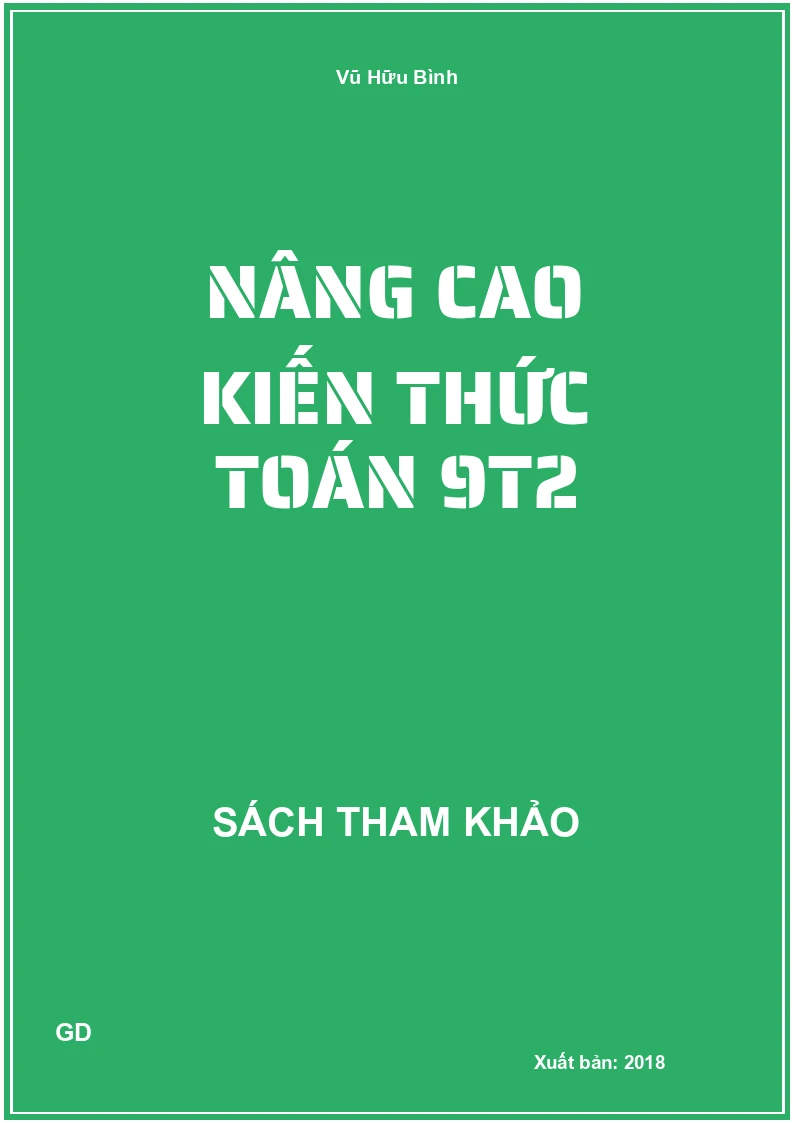 Nâng cao kiến thức Toán 9t2