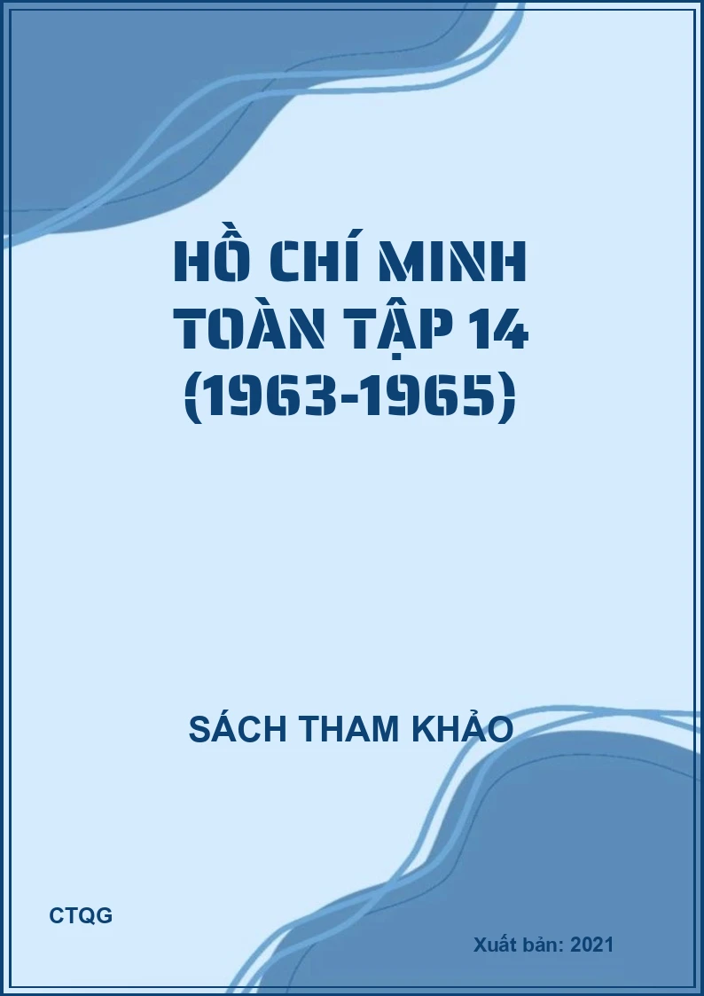 Hồ Chí Minh toàn tập 14 (1963-1965)