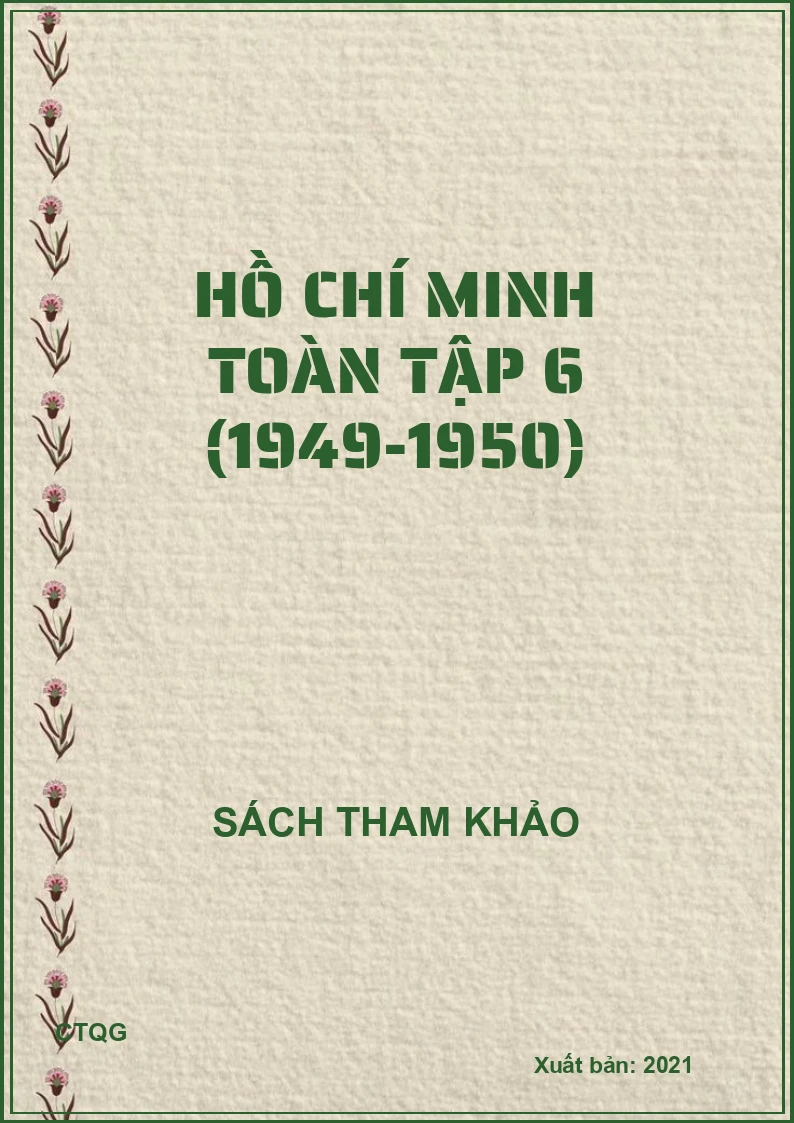 Hồ Chí Minh toàn tập 6 (1949-1950)