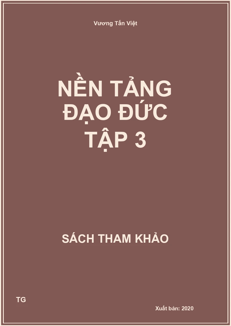 Nền tảng đạo đức tập 3