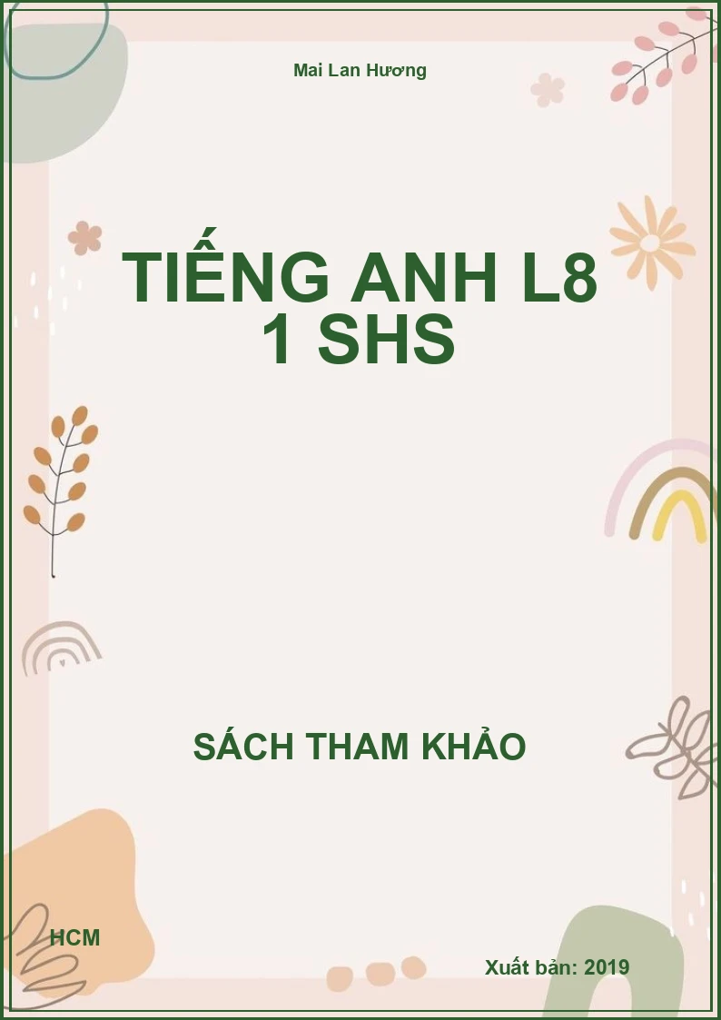 Tiếng Anh L8 1 SHS