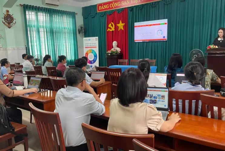 Tập Huấn Thư Viện Số DLib K12 – Bước Chuyển Mình Trong Dạy Học Tại THCS Phước Hòa