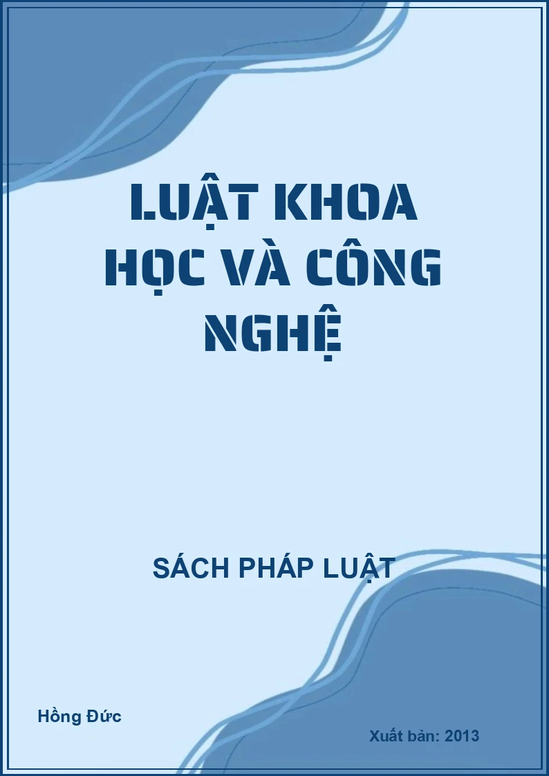 Luật khoa học và công nghệ