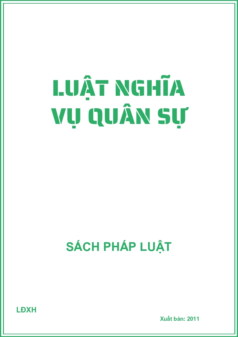Luật nghĩa vụ quân sự