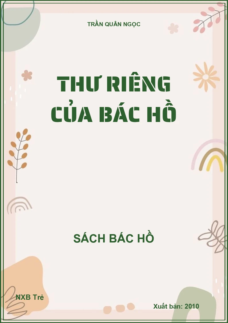 Thư riêng của Bác Hồ