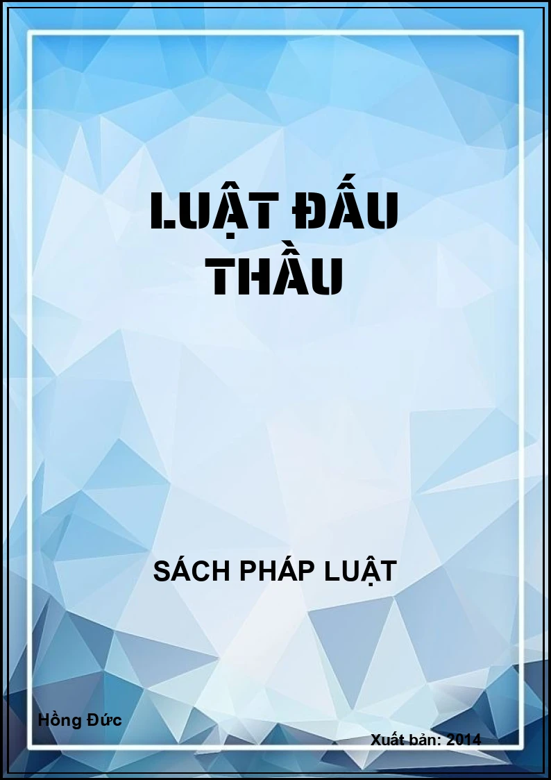 Luật đấu thầu