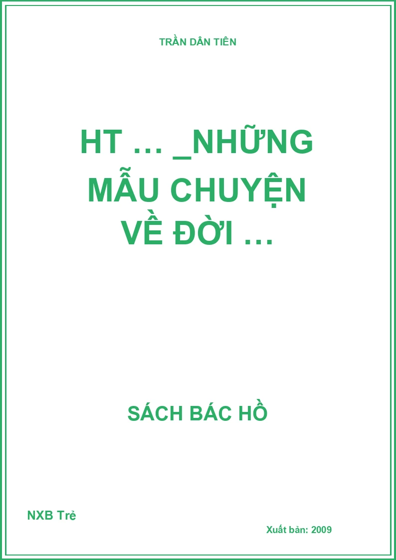 HT … _Những mẫu chuyện về đời …