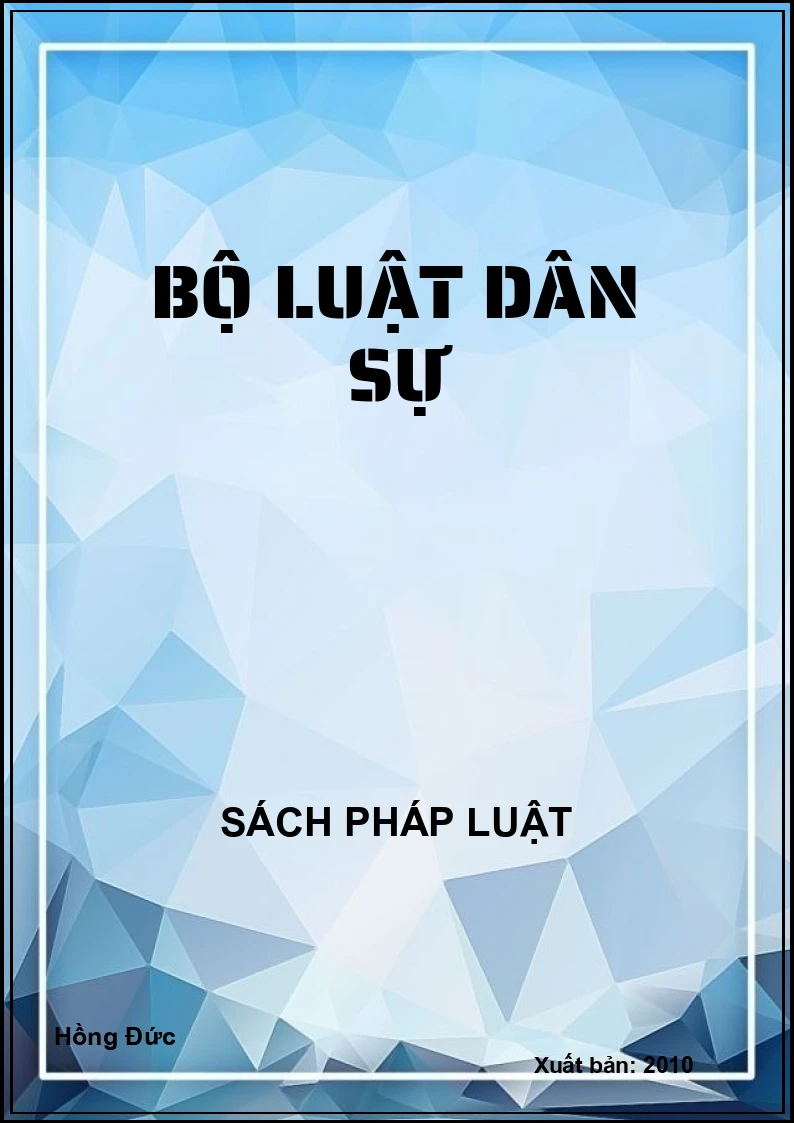 Bộ luật dân sự