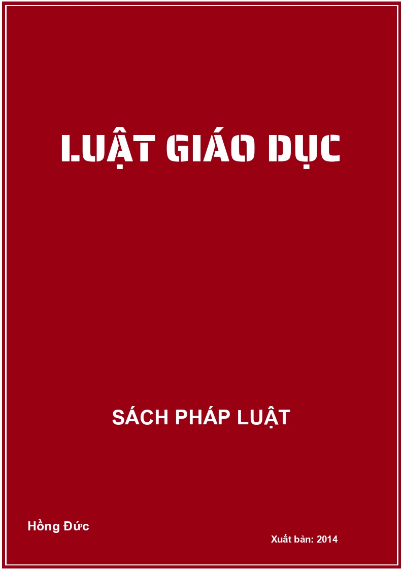 Luật giáo dục