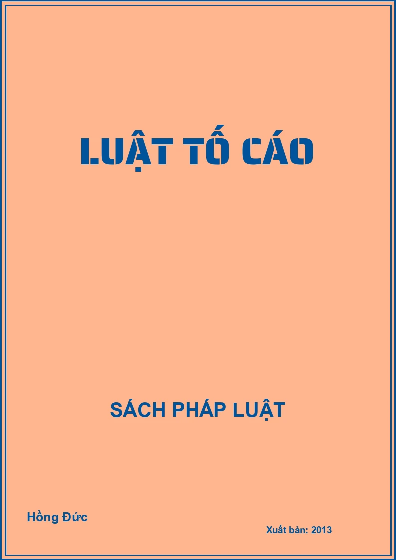 Luật tố cáo