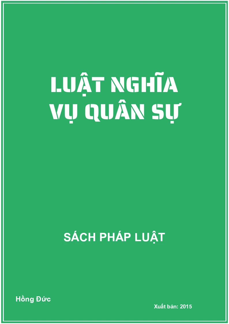 Luật nghĩa vụ quân sự