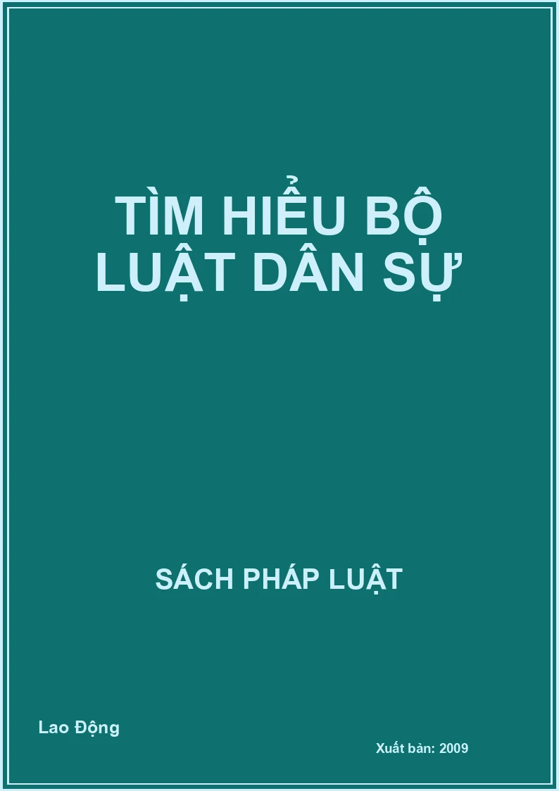 Tìm hiểu bộ luật dân sự