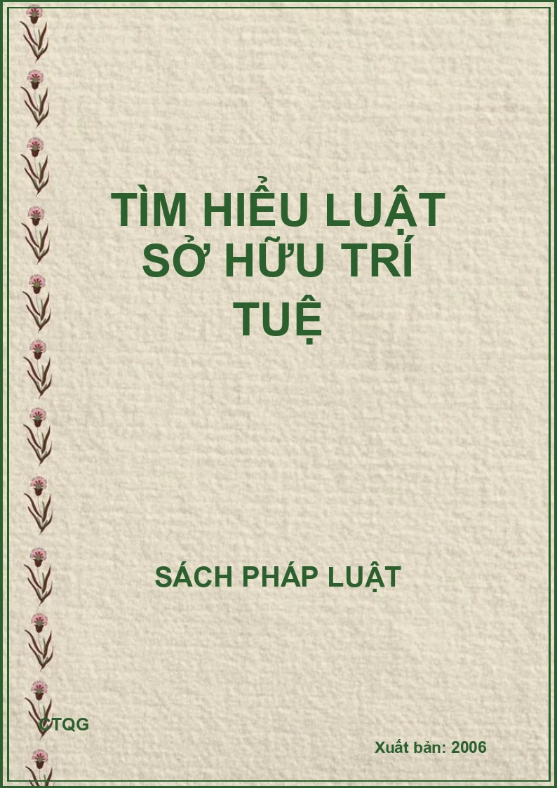 Tìm hiểu luật sở hữu trí tuệ