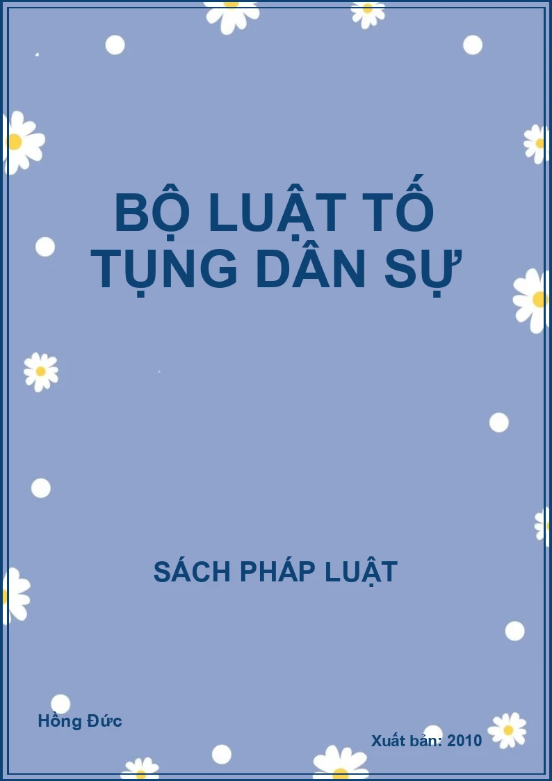Bộ luật tố tụng dân sự