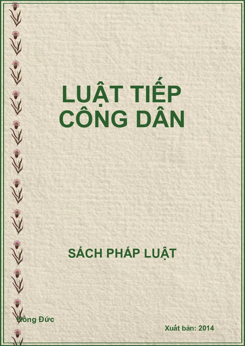 Luật tiếp công dân