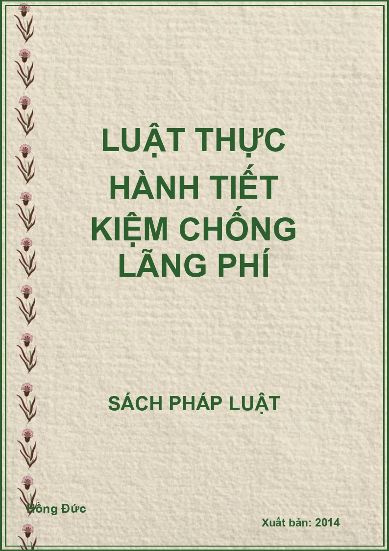 Luật thực hành tiết kiệm chống lãng phí