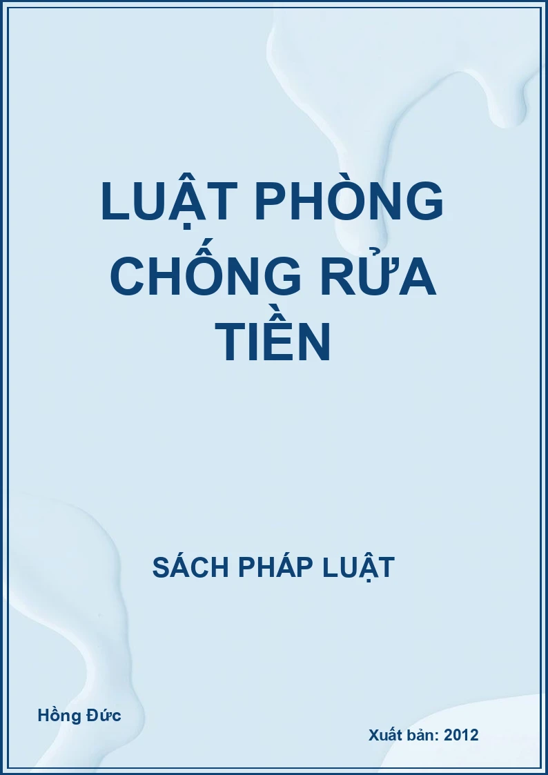 Luật phòng chống rửa tiền