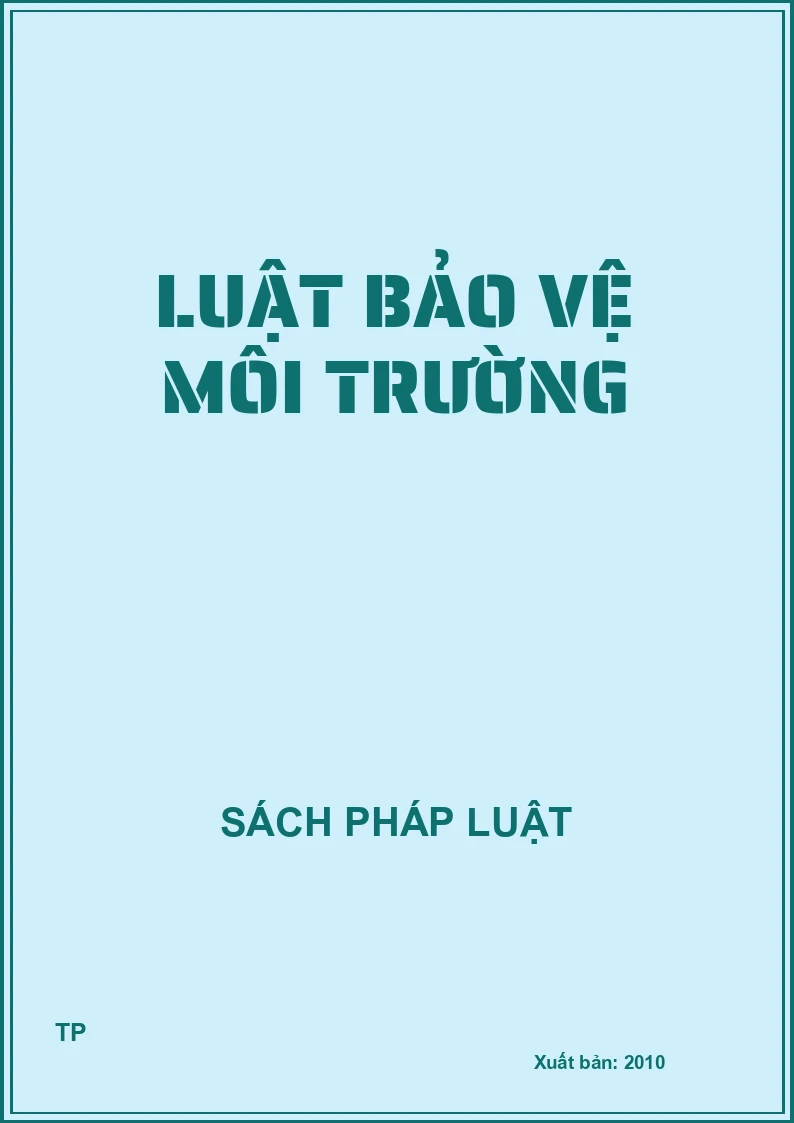 Luật bảo vệ môi trường