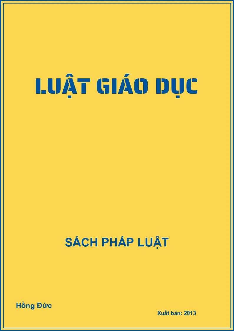 Luật giáo dục