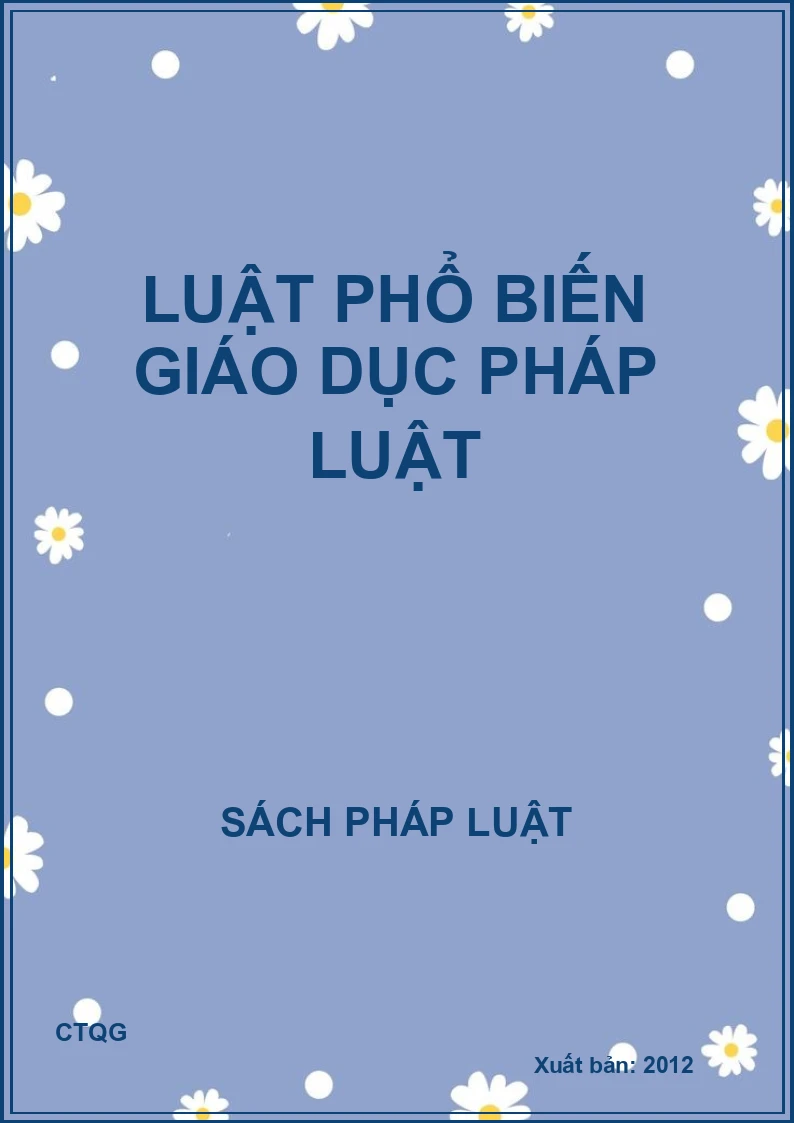 Luật phổ biến giáo dục pháp luật