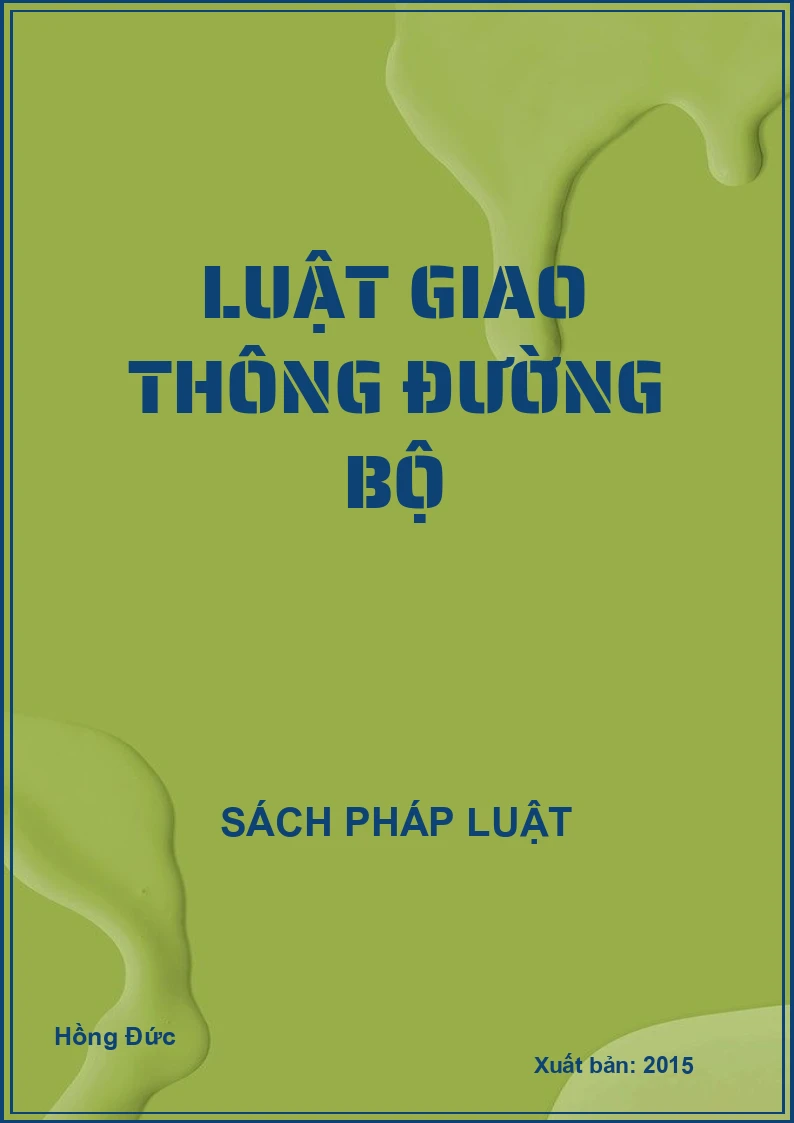 Luật giao thông đường bộ