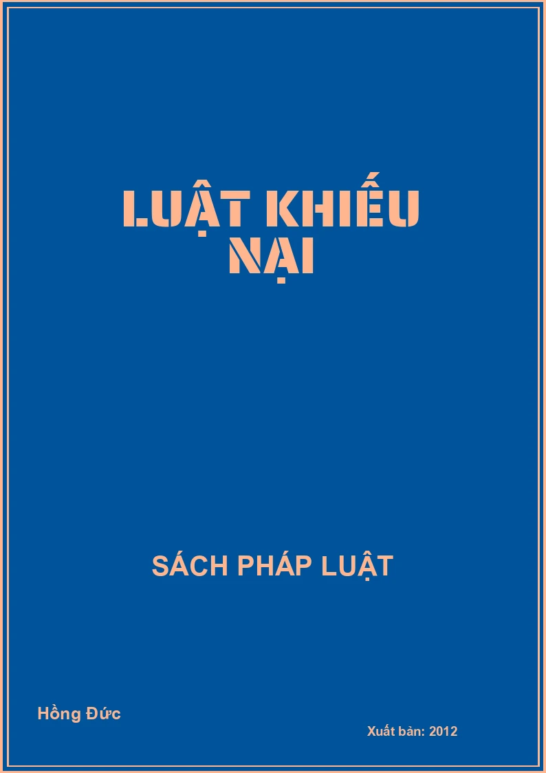 Luật khiếu nại