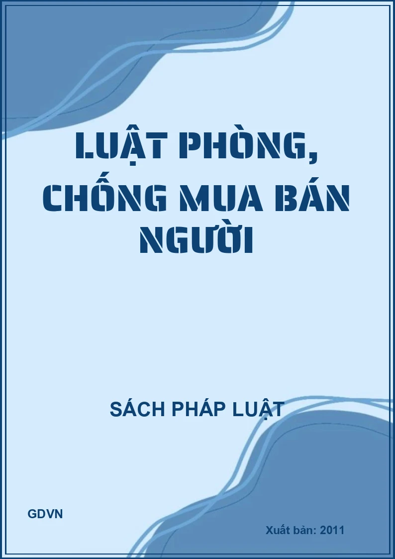 Luật phòng, chống mua bán người