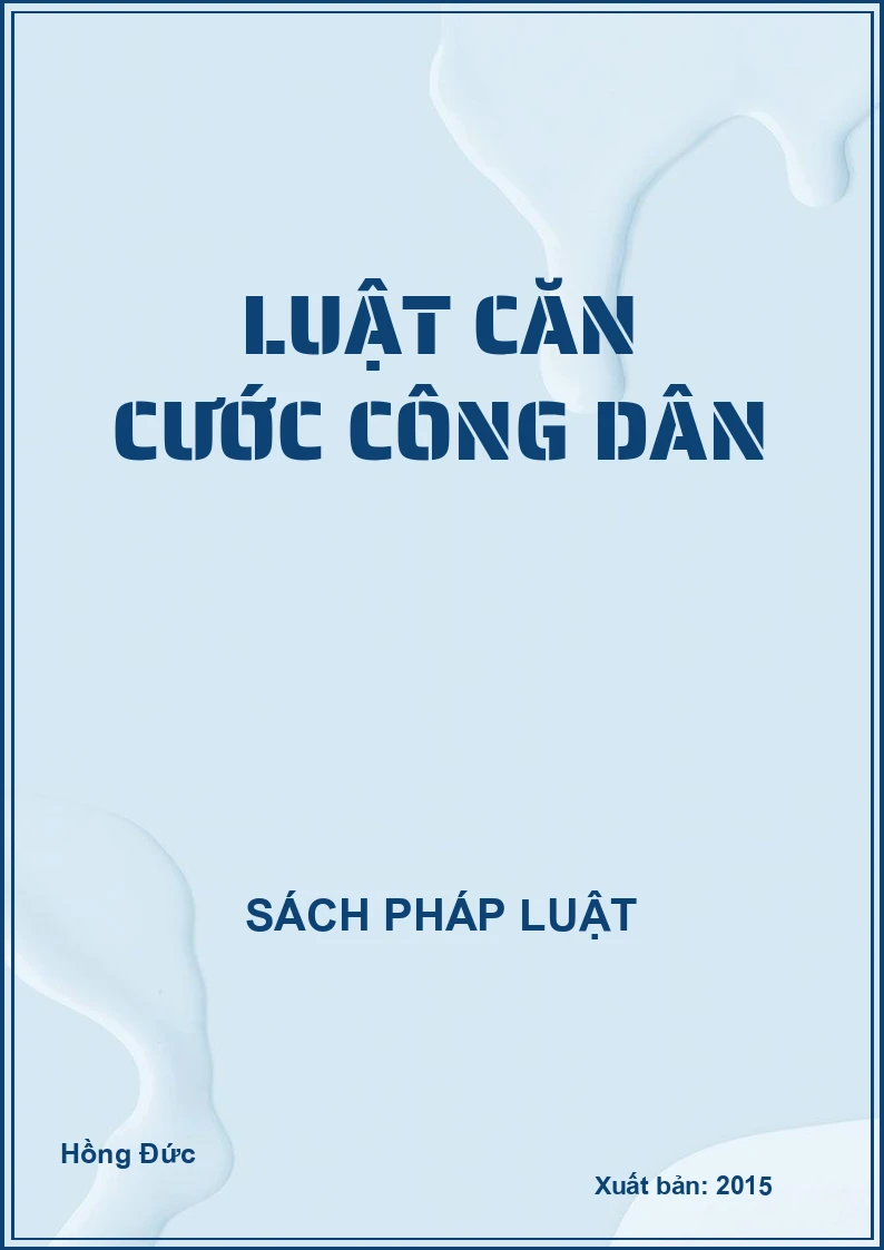 Luật căn cước công dân